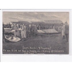 PONT A VENDIN: leul'n boelke's Flugzeug, ein am 5.1.16, zur landung gezwungenes, aviation - très bon état