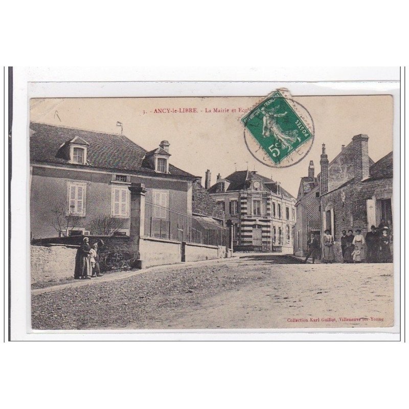 ANCY-le-LIBRE : la mairieet ecole - etat
