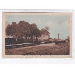 MORANNES: la gare, tram, micheline - très bon état