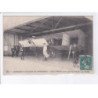 DUNKERQUE: concours d'aviation, biplan voisin piloté par Paulhan, au garage - très bon état