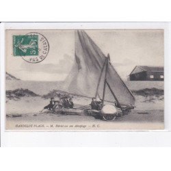 HARDELOT-PLAGE: M. Blériot sur son aéroplage - très bon état