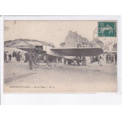 HARDELOT-PLAGE: sur la plage, aviation - très bon état