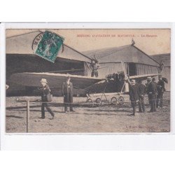 MAUBEUGE: meeting d'aviation, les hangars - très bon état