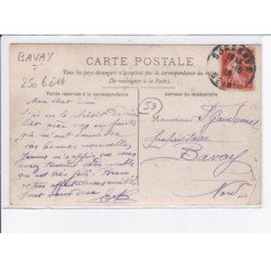 BAVAY: avion militaire biplan biplace farman piloté par Pierra - état