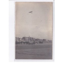 BERCK-PLAGE: aviation, aviateur Bathiot venant de calais - très bon état