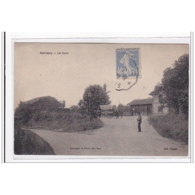 SAVIGNY : la gare - tres bon etat