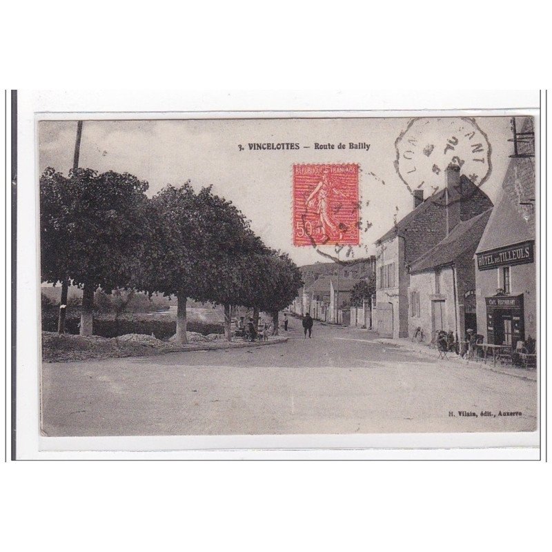 VINCELOTTES : route de bailly - tres bon etat
