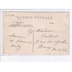 VILLENEUVE-TRIAGE: passage à niveau, sortie des ateliers du P.L.M. - état