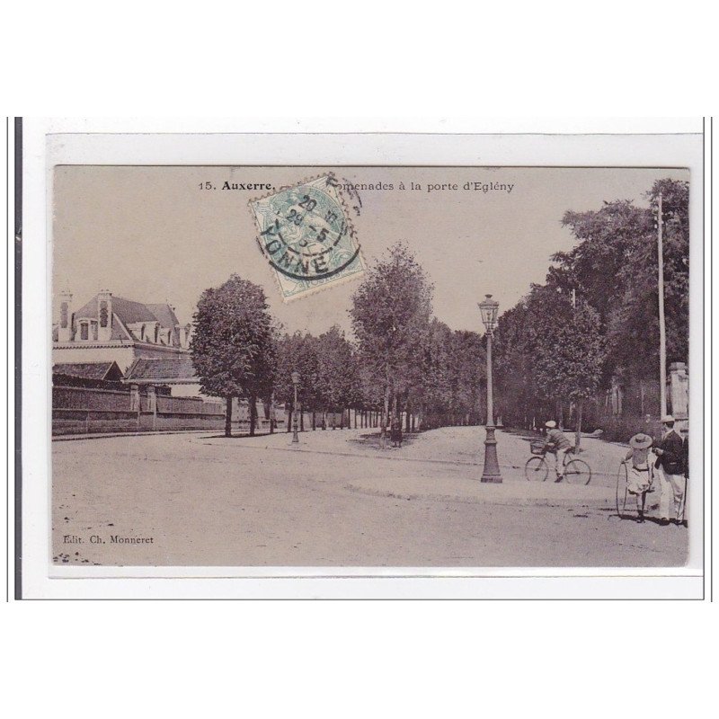AUXERRE : promenade a la porte d'egleny - tres bon etat