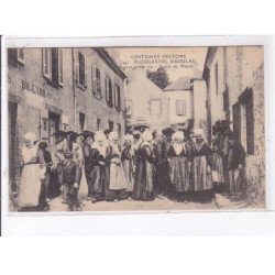 PLOUGASTEL-DAOULAS: aspect d'une rue, sortie de messe, ELD - très bon état