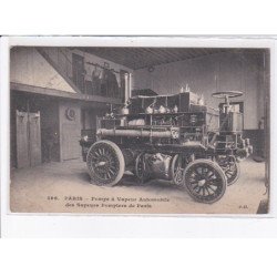 PARIS: pompe à vapeur automobile des sapeurs pompiers de paris - très bon état