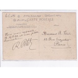 AVIATION: autographe Quennehen, nos aviateurs militaires, biplan farman - état