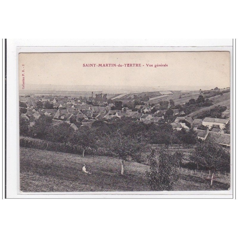 SAINT-MARTIN-du-TERTRE : vue generale - tres bon etat