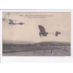 NICE: grand meeting d'aviation avril 1910, champ d'aviation de la californie, texte - très bon état