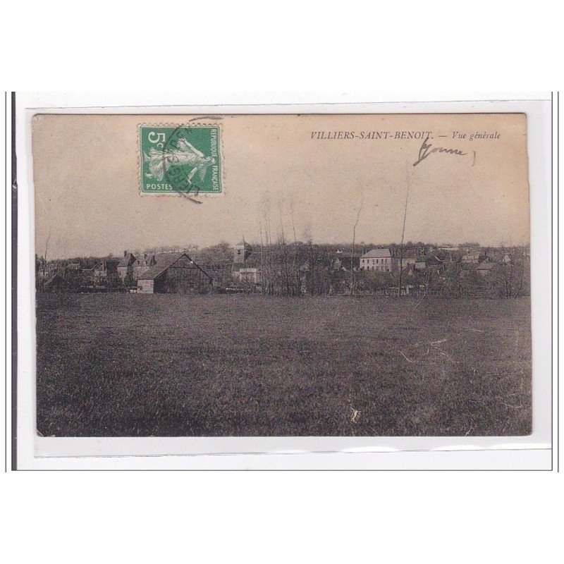 VILLIERS-SAINT-BENOIT : vue generale - tres bon etat