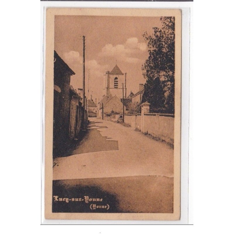 LUCY-sur-YONNE : vue generale - tres bon etat