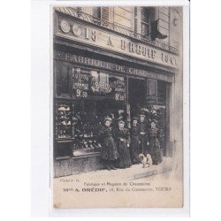 TOURS: fabrique et magasin de chaussures, maison A. Brédif, 18 re du commerce, fabrique de chaussures - très bon état
