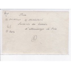 POIX: aviation, aérodrome, souvenir du terrain d'attérissage de poix, photo - très bon état