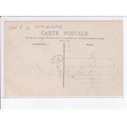 DIJON: aviation monoplan partant pour le circuit dijon-talant-fontaine-dijon, Hanriot, autographe - très bon état