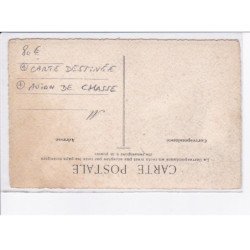 AVIATION: carte dessinée, avion de chasse - très bon état