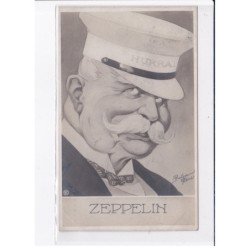 AVIATION: Zeppelin, Hurra!, illustration visage d'homme - très bon état