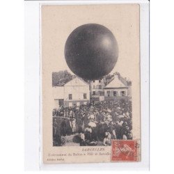 SARCELLES: enlèvementdu ballon "ville de sarcelles", ballon rond - très bon état