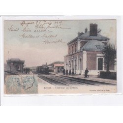 BREVAL: intérieur de la gare - très bon état