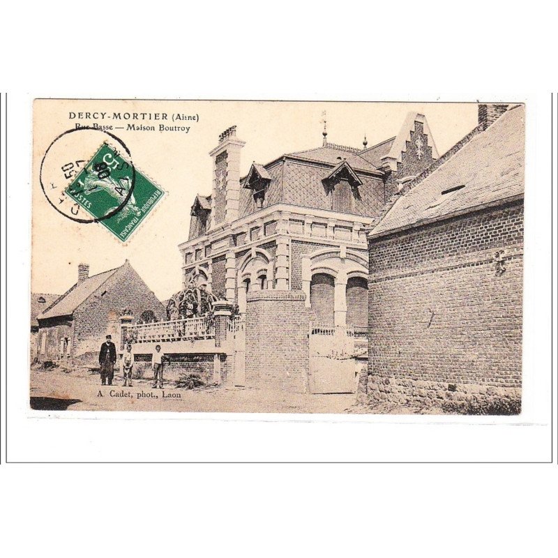 AISNE - DERCY MORTIER - Rue Basse - Maison Boutroy - très bon état