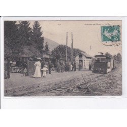 ALLEVARD-les-BAINS: la gare, train, carriol - très bon état
