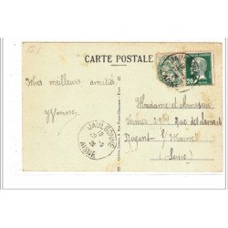 AISNE - LE CHARMEL - Café Mousron-Dautigny - très bon état