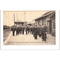 AISNE - TERGNIER - Grève des Chemins de Fer - contrôleurs et conducteurs en panne - très bon état