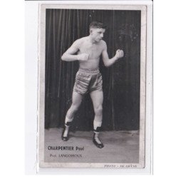 SPORTS: boxe Charpentier Paul, prof. Langoiroux - très bon état