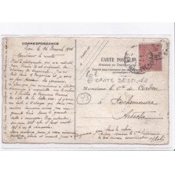 LAGNIEUX: chateau de lagnieux, carte dessinée - très bon état