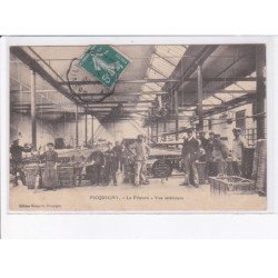 PICQUIGNY: la filature, vue intérieure - état