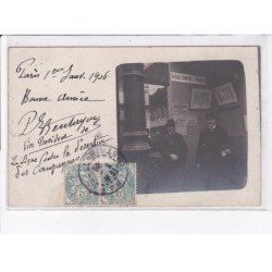 PARIS: ligue contre la désertion des campagnes, autographe - très bon état