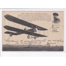 AVIATION: autographe M. Labouret biplan astra - état