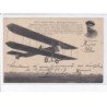 AVIATION: autographe M. Labouret biplan astra - état