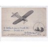 AVIATION: autographe Léon Morane et son frère sur monoplan "blériot" - état