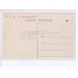 AVIATION: autographe Mouthier sur monoplan "morane" - très bon état