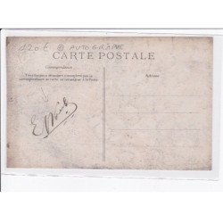 AVIATION: autographe Noël sur monoplan blériot, moteur gnôme - très bon état