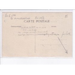 AVIATION: autographe Poirée, monoplan blériot, moteur anzani - état