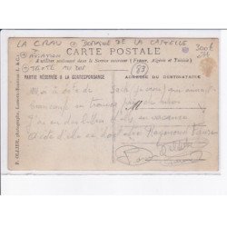 LA CRAU: domaine de la castelle, aviation, texte au dos - état