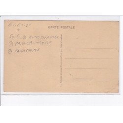 AVIATION: parachutisme, parachute, autographe - très bon état