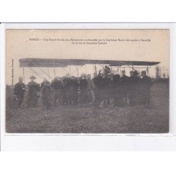 NANGIS: une escadrille de cinq aéroplanes commandée par le capitaine Barris fait escale à vanvillé - très bon état