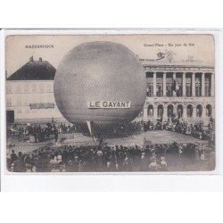 HAZEBROUCK: un jour de fête, le gayant, ballon rond - état