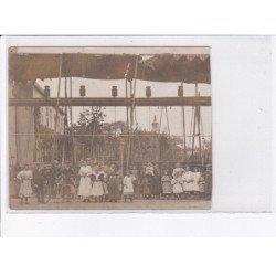 LUMBRES ? Environs : balançoires, fête foraine a localiser - état (coupée)