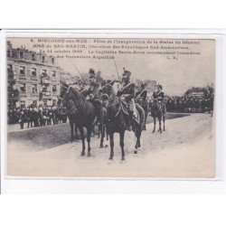 BOULOGNE-sur-MER: fête de l'inauguration de la statue du général José de san-martin - très bon état
