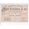 BULLY-GRENAY: le 29 juillet 1934 ballon rond Peugeot, pub lille Paul Everaere et Cie - très bon état