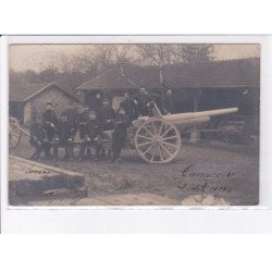 CHAMBARAN: militaire, cachet, canon modèle 1913 - très bon état