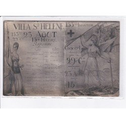 CHALIGNY: villa sainte-hélène 153e infanterie concert donné par la 29e compagnie - très bon état
